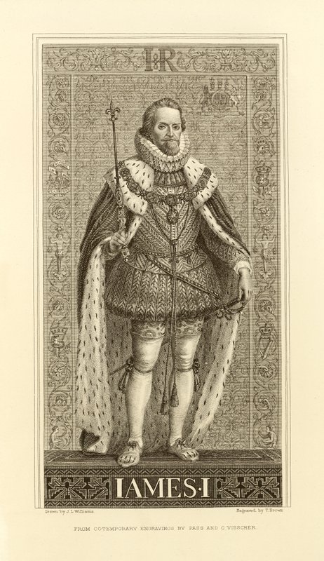 James I door English School