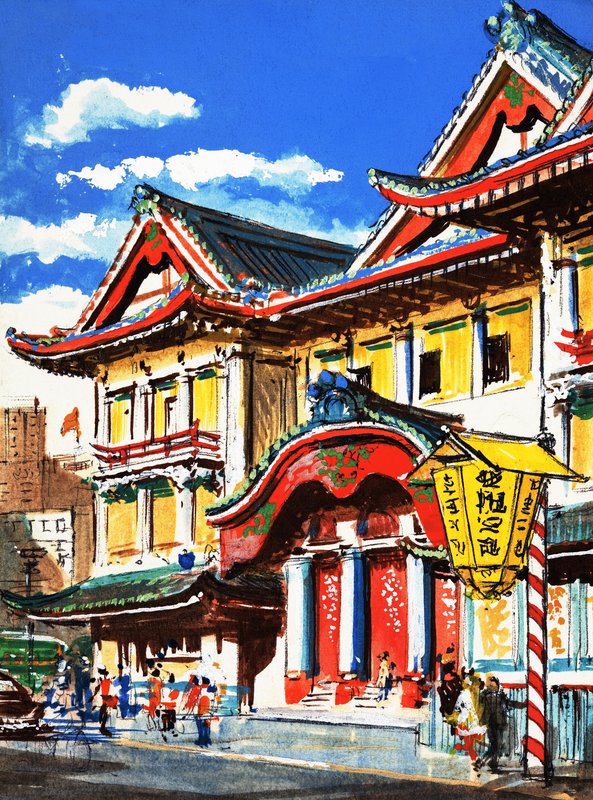 Japan door English School