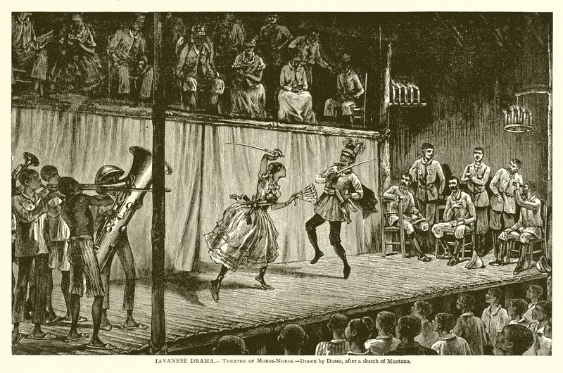Javaans Drama--Theater van Moros-Moros door English School