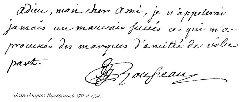 Jean Jacques Rousseau door English School