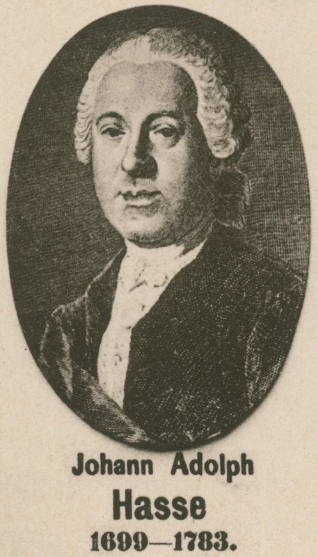 Johann Adolph Hasse (gravure) door English School