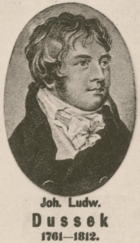 Johann Ludwig Dussek door English School