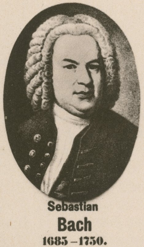 Johann Sebastian Bach (gravure) door English School