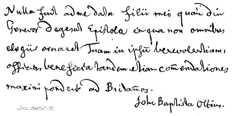 John Baptist Ott door English School