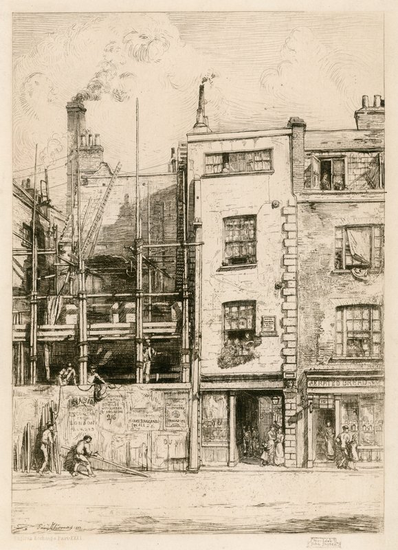 Het huis van John Dryden, Fetter Lane door English School