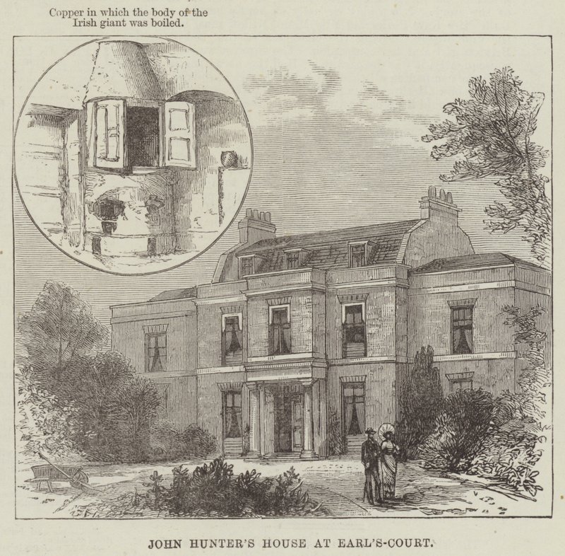 Het huis van John Hunter in Earl