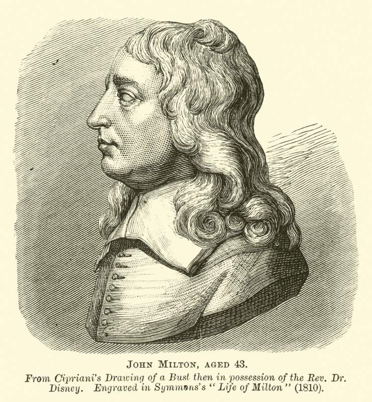 John Milton, 43 jaar oud door English School