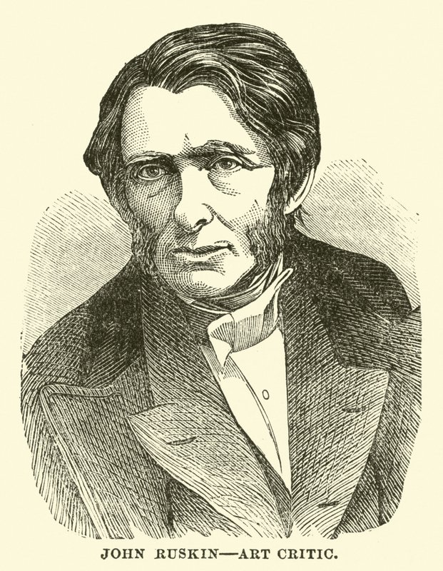 John Ruskin, Kunstcriticus door English School