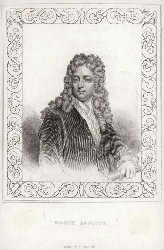 Joseph Addison, Engelse auteur en politicus door English School