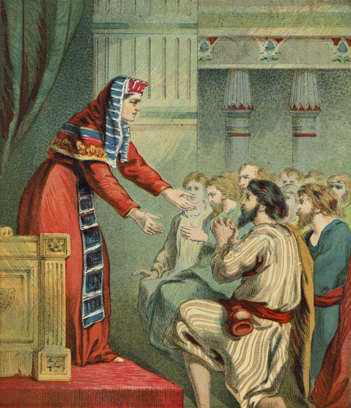 Jozef ontvangt zijn broers in Egypte door English School