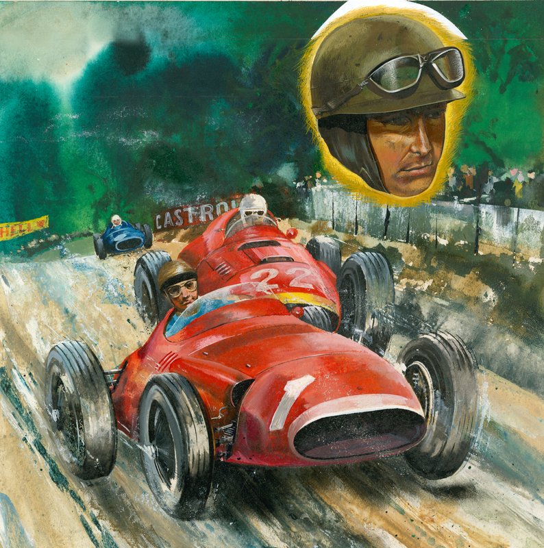 Juan Manuel Fangio door English School