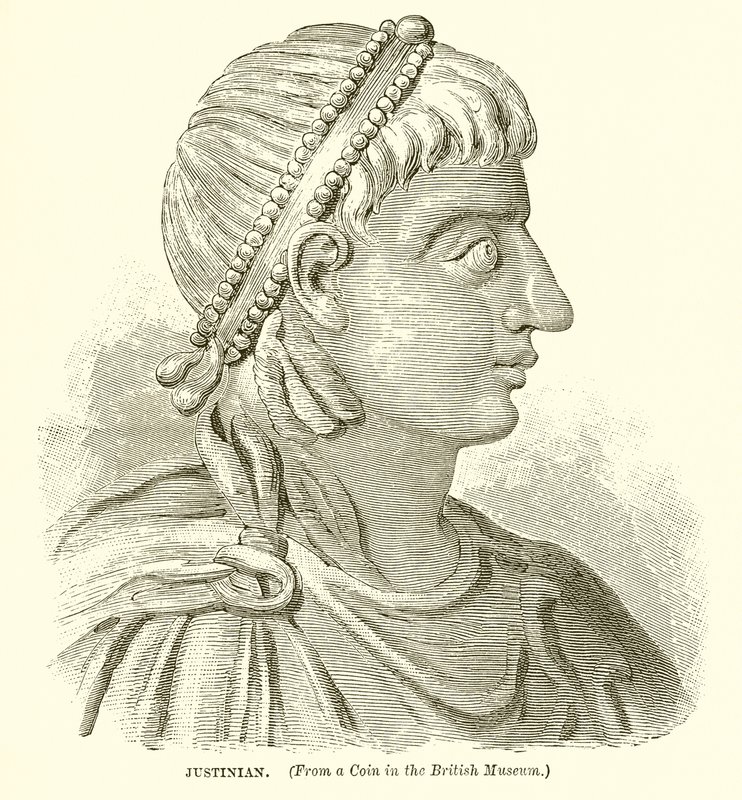 Justinianus door English School