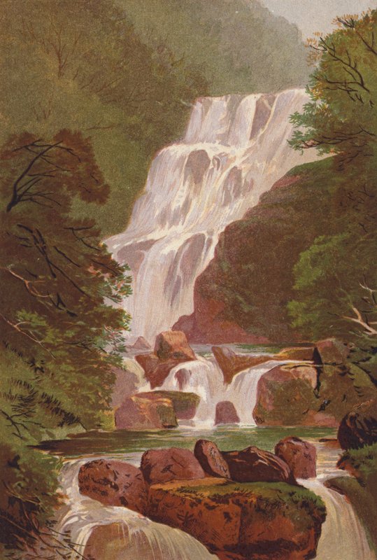 Killarney Meren, Torc Waterval door English School