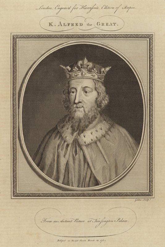 Koning Alfred de Grote door English School