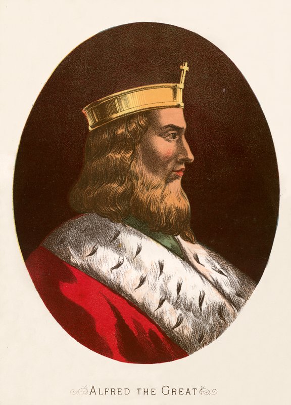 Koning Alfred de Grote door English School