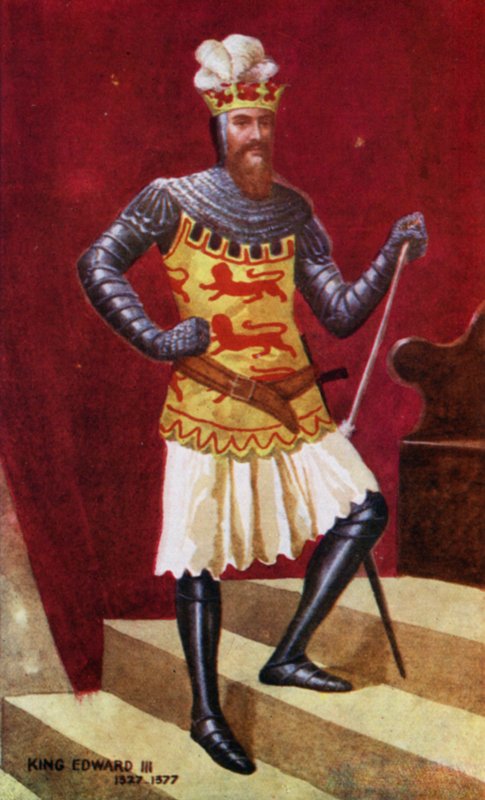 Koning Edward III door English School