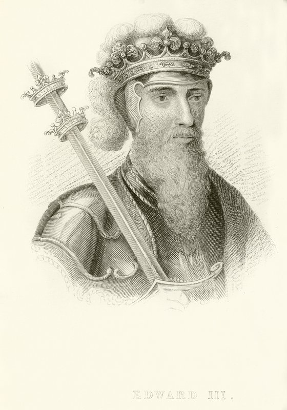 Koning Edward III door English School