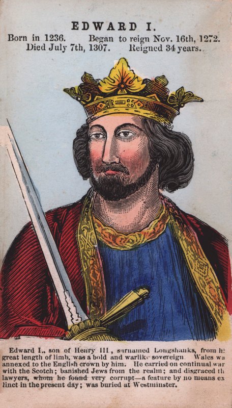Koning Edward I door English School