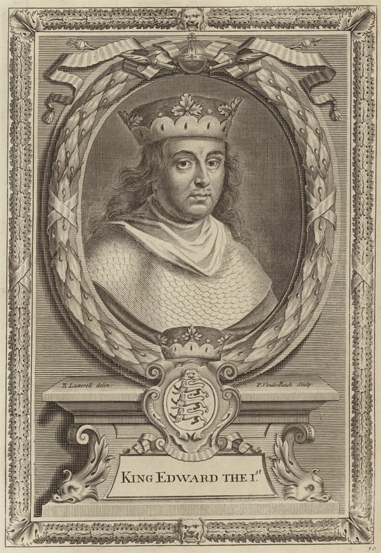 Koning Eduard I van Engeland door English School