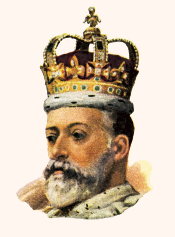 Koning Edward VII door English School