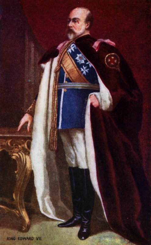 Koning Edward VII door English School
