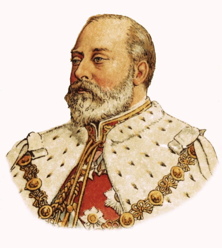 Koning Edward VII door English School