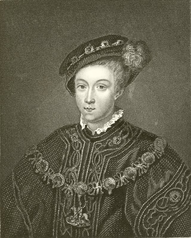 Koning Edward VI door English School