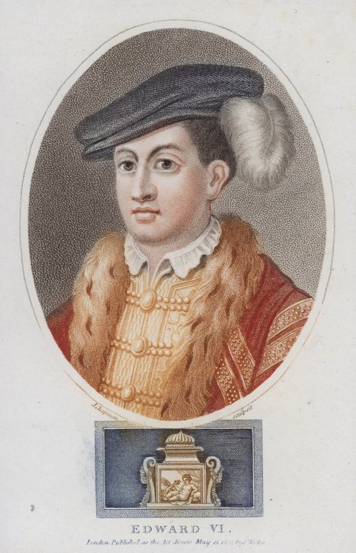Koning Edward VI van Engeland door English School