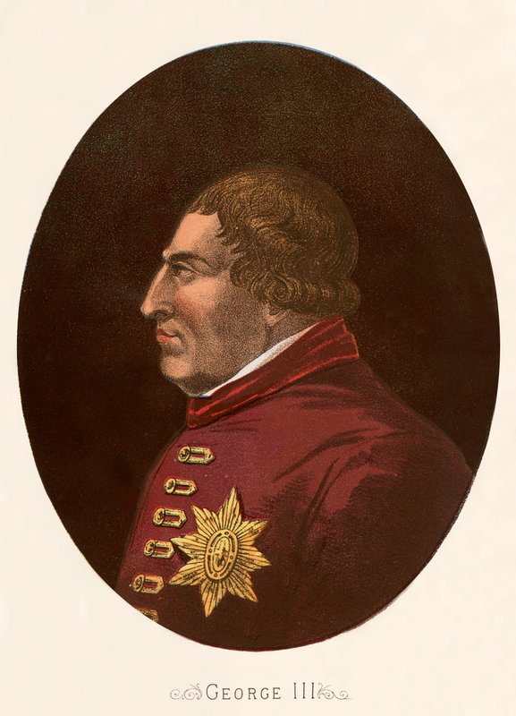 Koning George III door English School