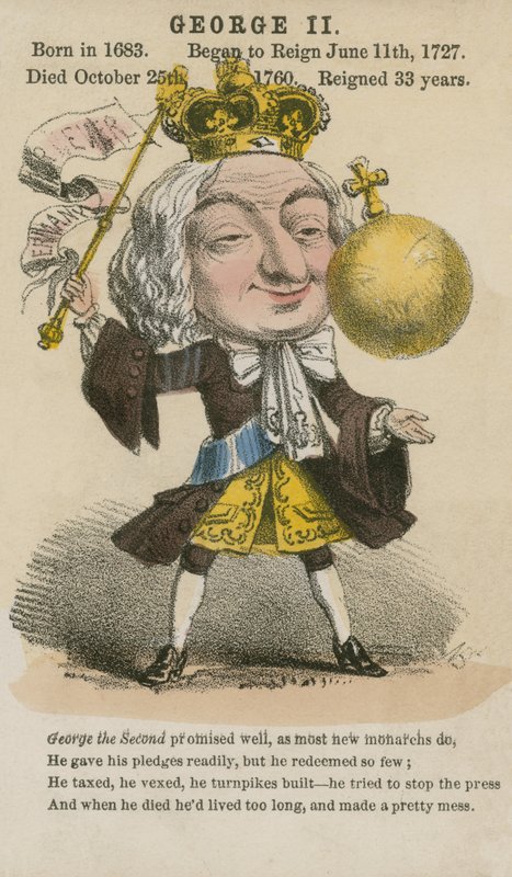 Koning George II door English School