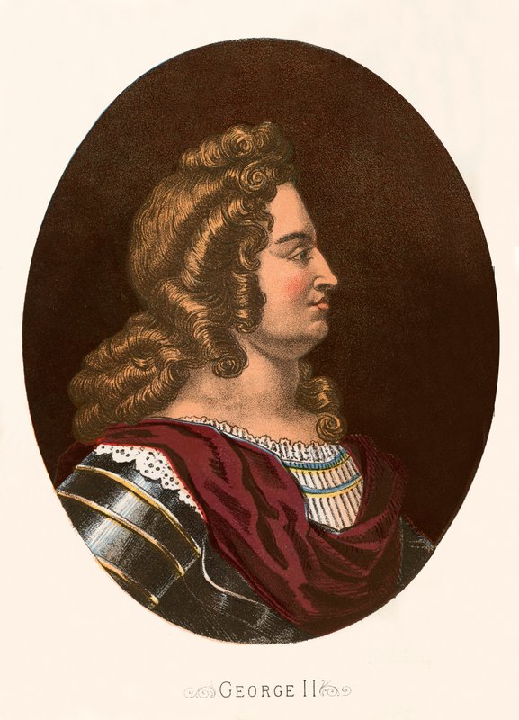 Koning George II door English School