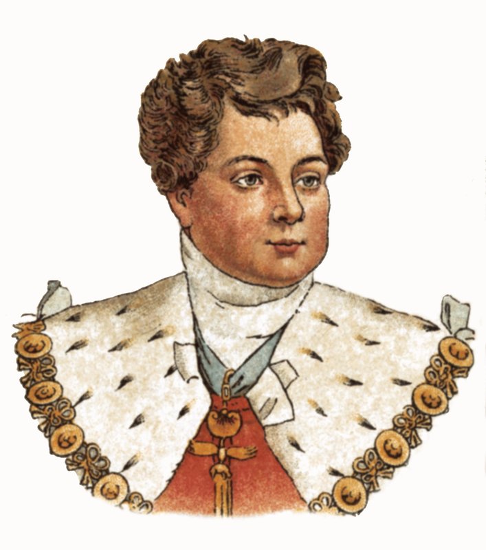 Koning George IV door English School