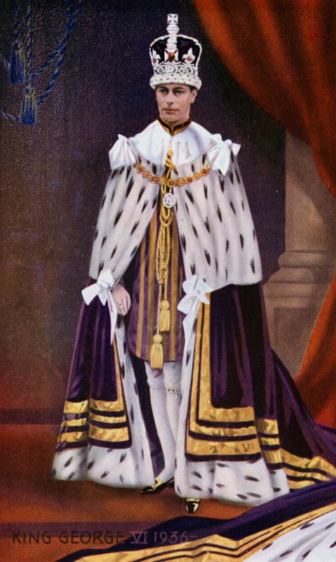 Koning George VI door English School