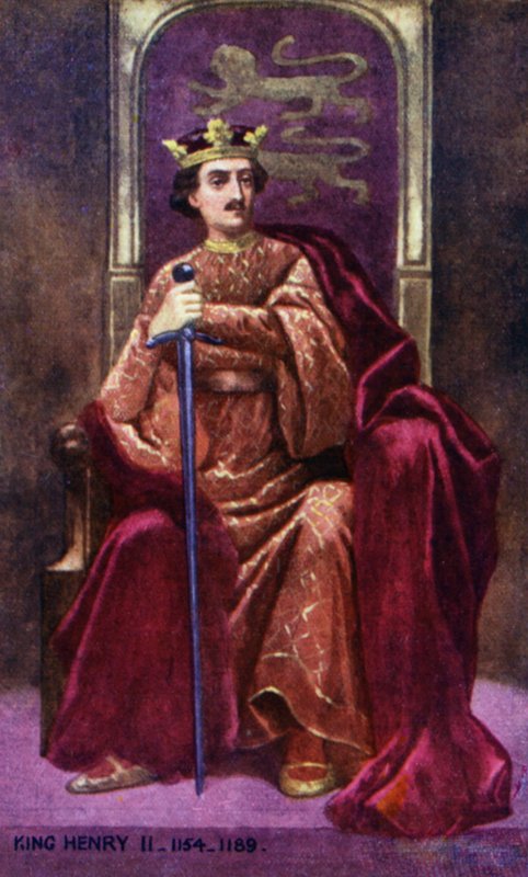 Koning Hendrik II door English School
