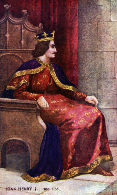 Koning Hendrik I door English School