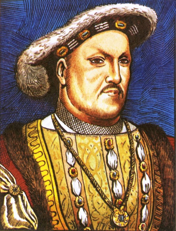 Koning Hendrik VIII door English School