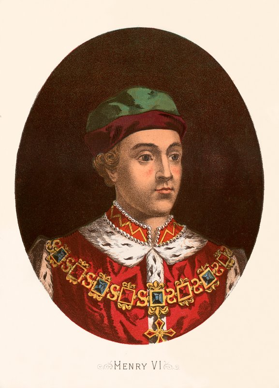Koning Hendrik VI door English School