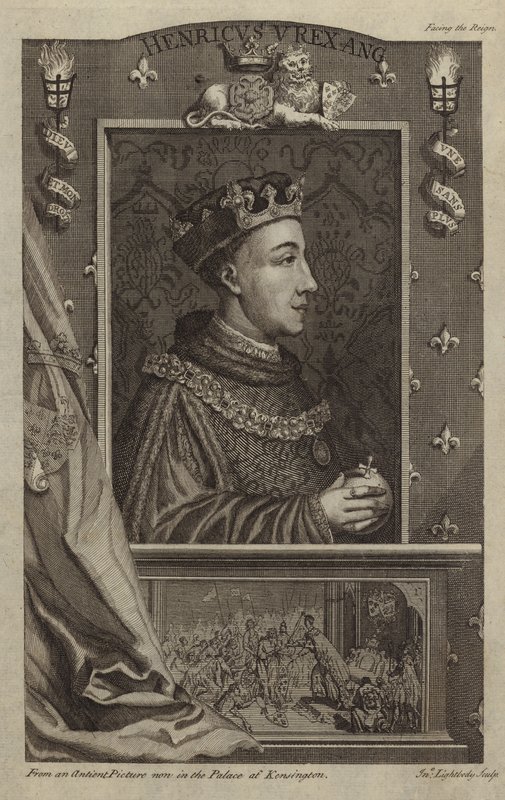Koning Hendrik V van Engeland door English School