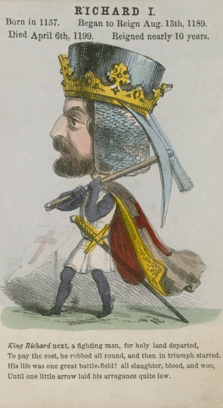 Koning Richard I door English School