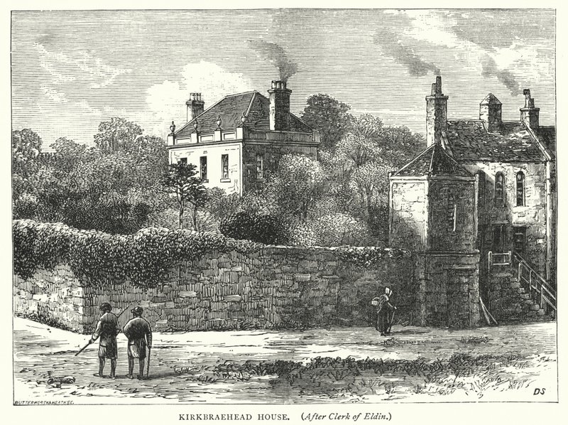 Kirkbraehead House (gravure) door English School