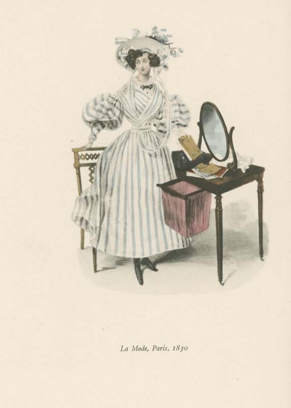 La Mode, Parijs, 1830 door English School