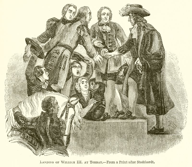 Landing van Willem III in Torbay door English School