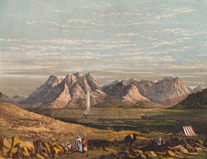 Landschap in het Heilige Land door English School