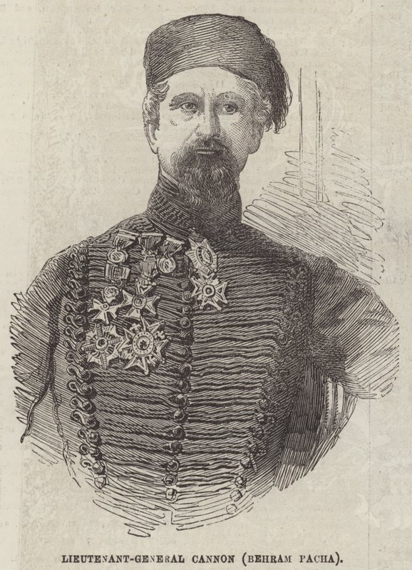 Luitenant-generaal Cannon (Behram Pacha) door English School