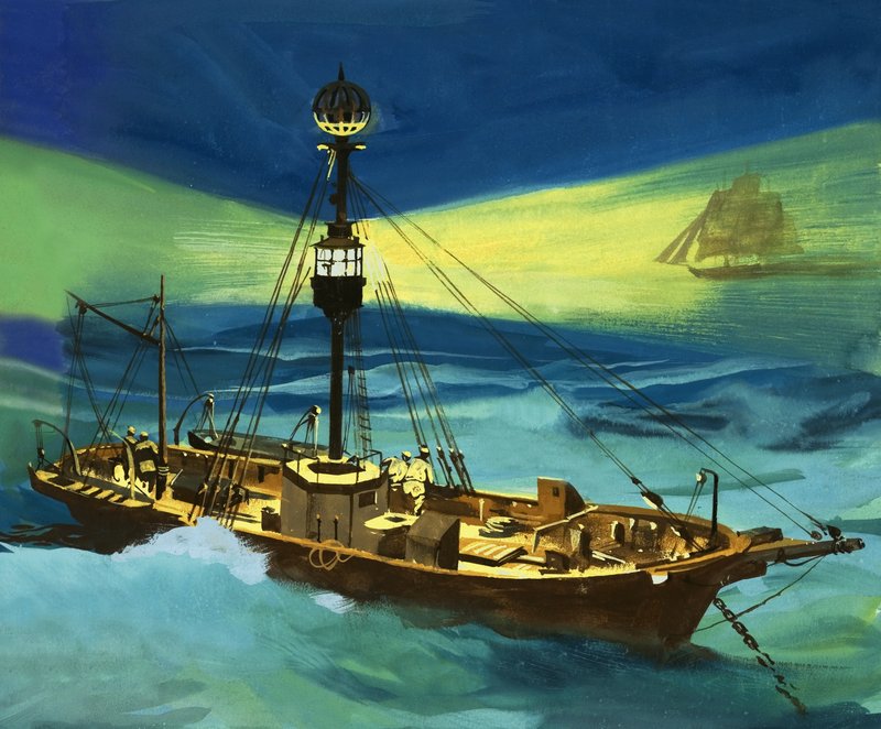 Lichtschip door English School