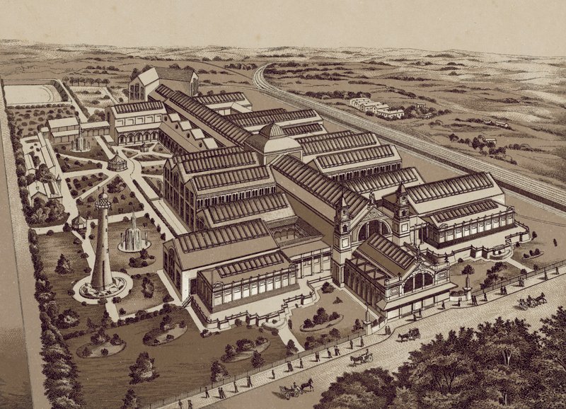 Liverpool: Shipperies Tentoonstelling 1886 door English School