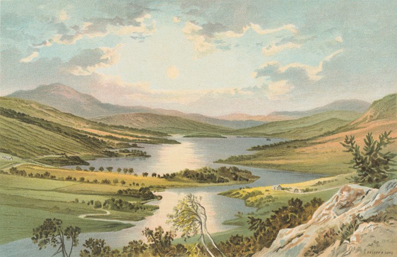 Loch Tummel - Het Uitzicht van de Koningin door English School