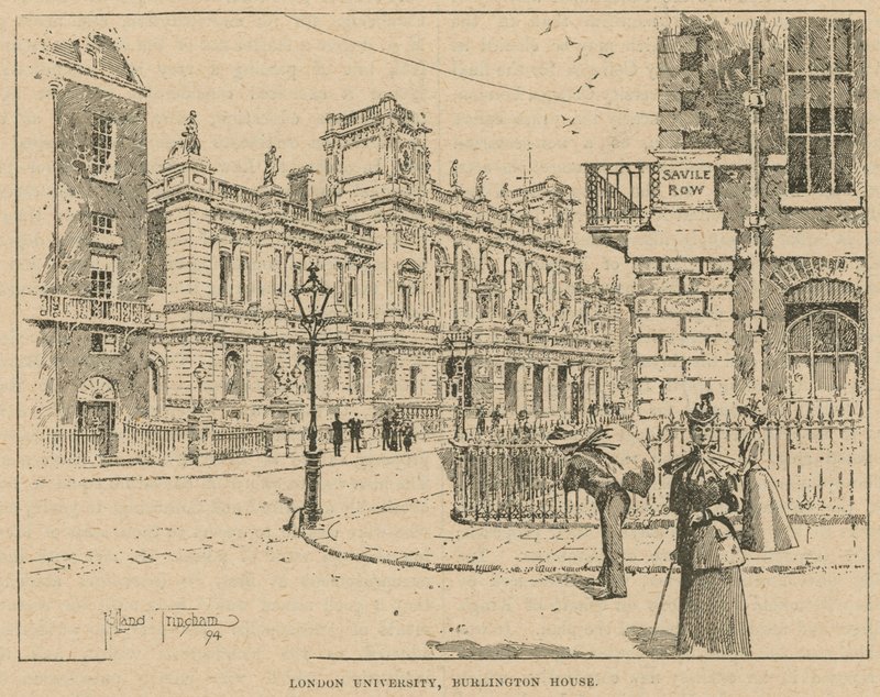 Universiteit van Londen, Burlington House door English School