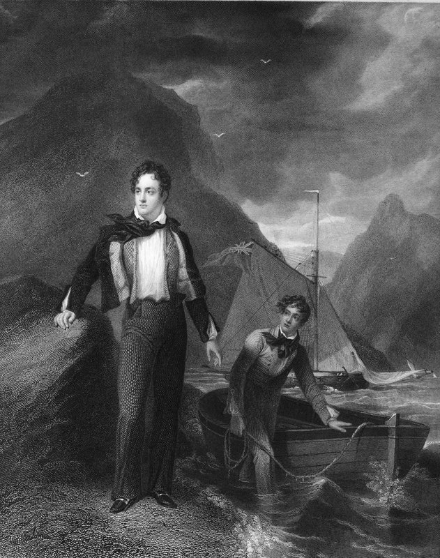 Lord Byron, Engelse dichter door English School