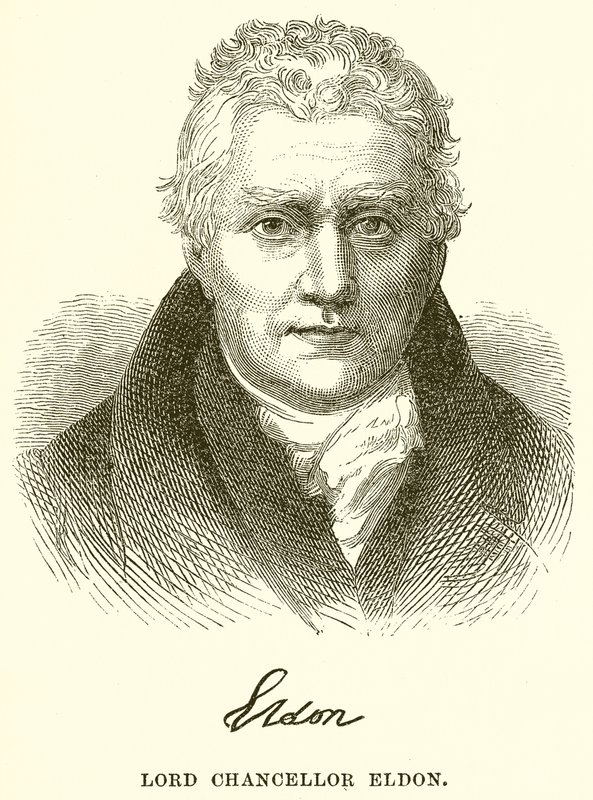 Lord Chancellor Eldon door English School